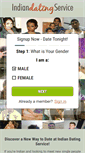 Mobile Screenshot of indiandatingservice.com